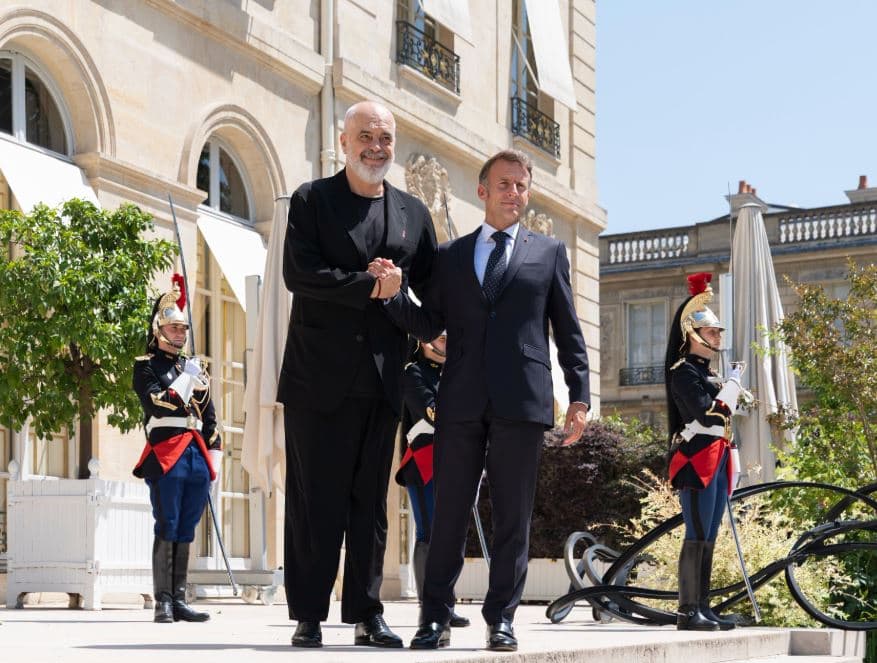 Pas takimit me Ramën, Macron: Franca mbështet integrimin evropian të Shqipërisë